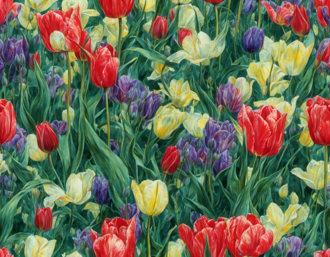 tulip flowers wallpaper