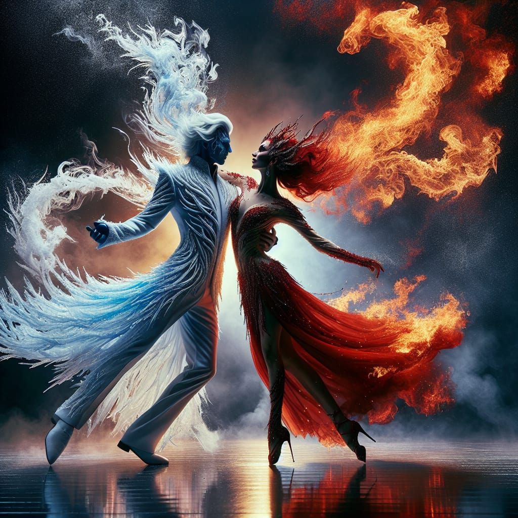 Ice God and Fire Goddess Dance