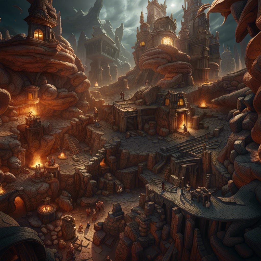 Epic Battle of Knights in a Detailed Matte Painting