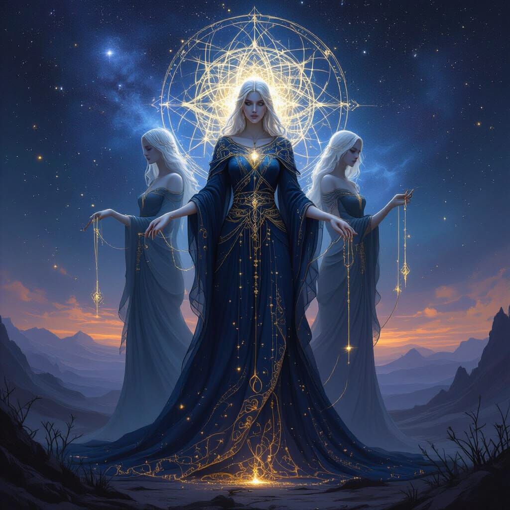 Thyrdeth: The Threefold Weaver of Fate