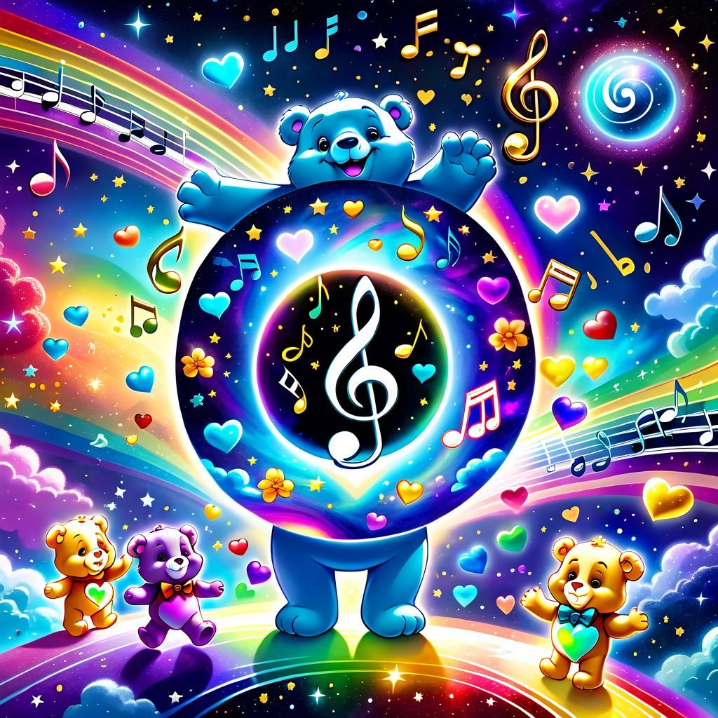 Carebears Spread Joy at the End of the Universe