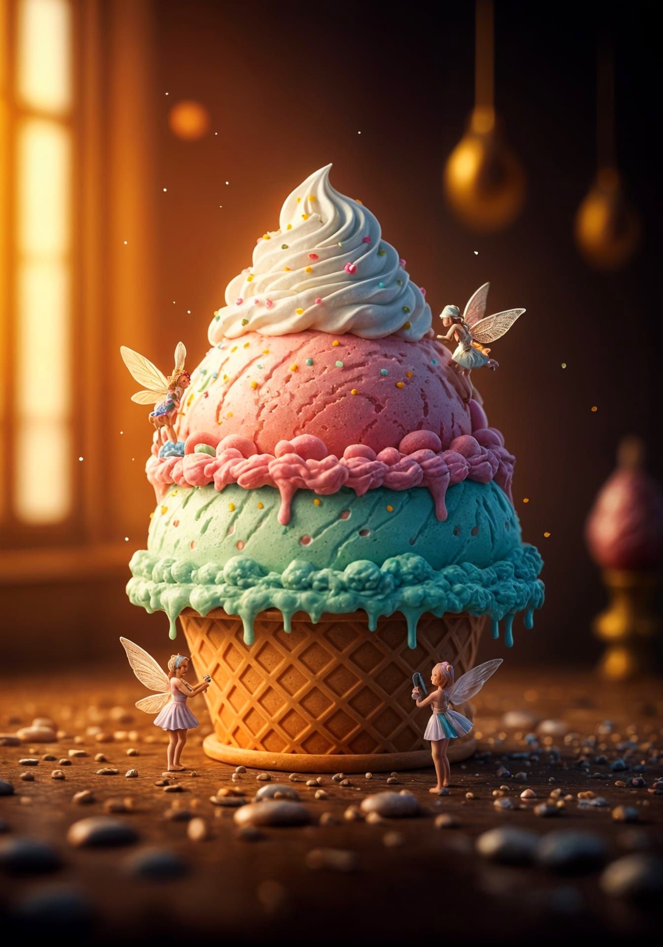Fairy ice cream