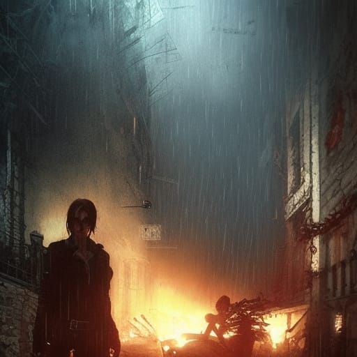 Resident Evil: Leon and Claire Fight Zombies