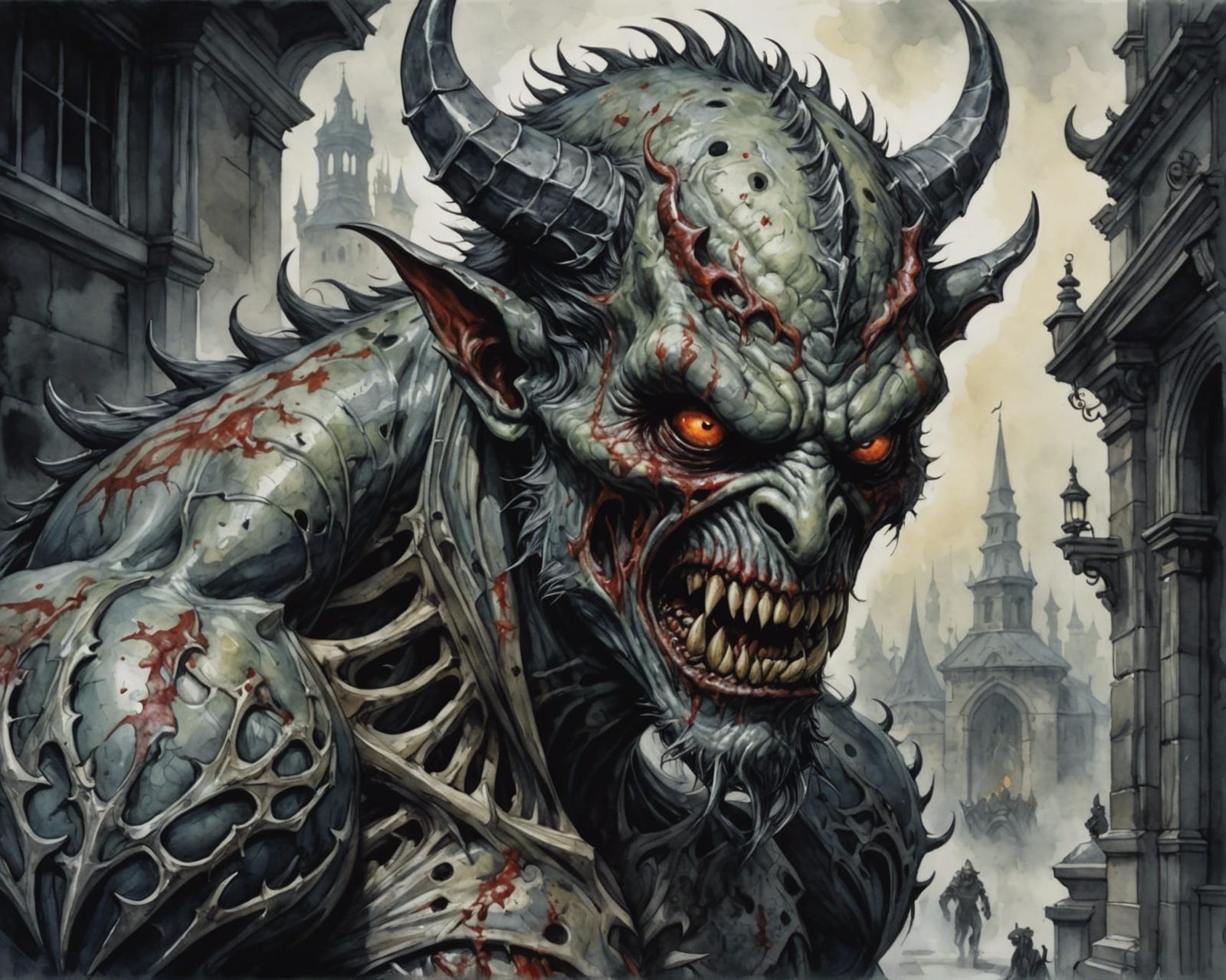 feral devil creature.