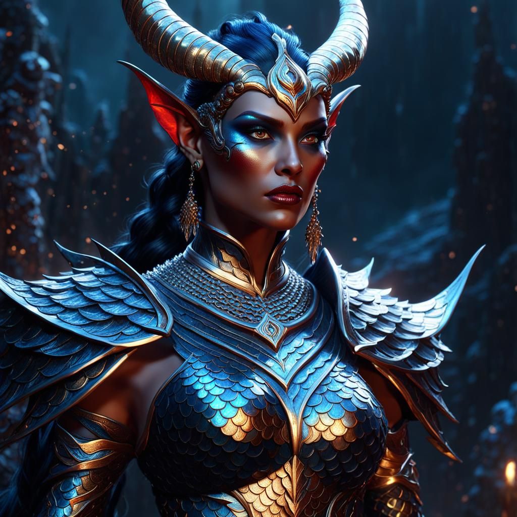 Abyzou: Beautiful Scaled Demon of Folklore