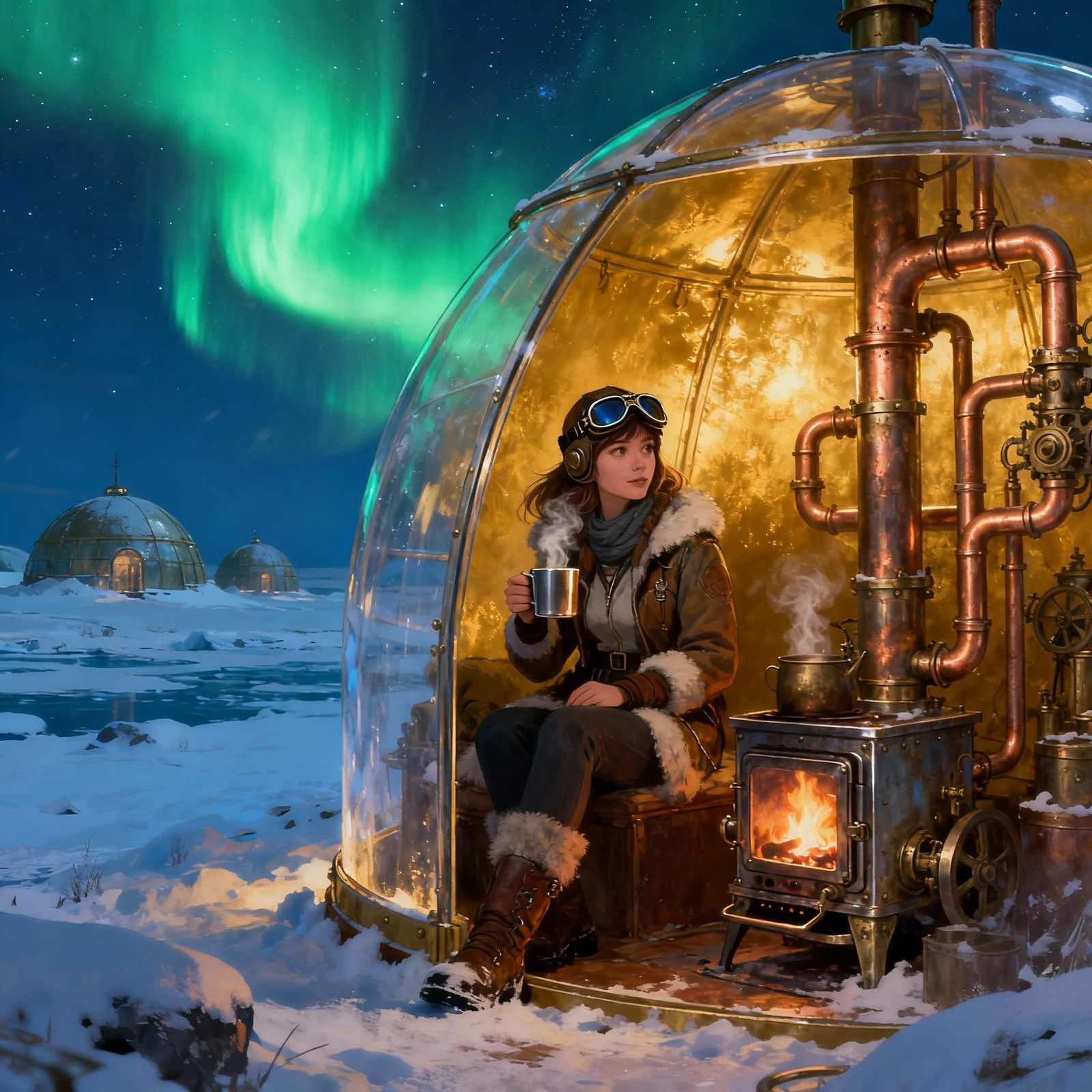 El Latido del Cobre bajo la Aurora