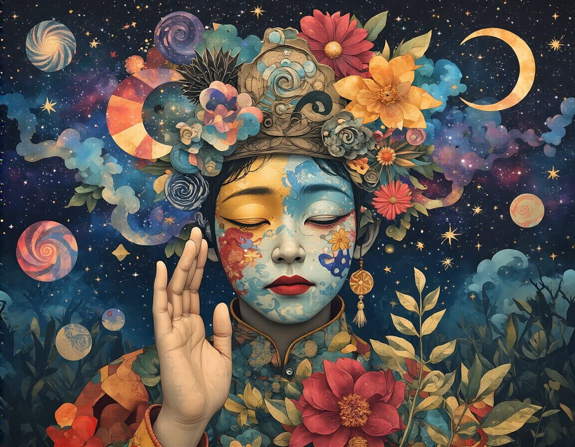 A Sentient Dreamchaser With a Fondness for Chaos and Wayang Cover My Eyes