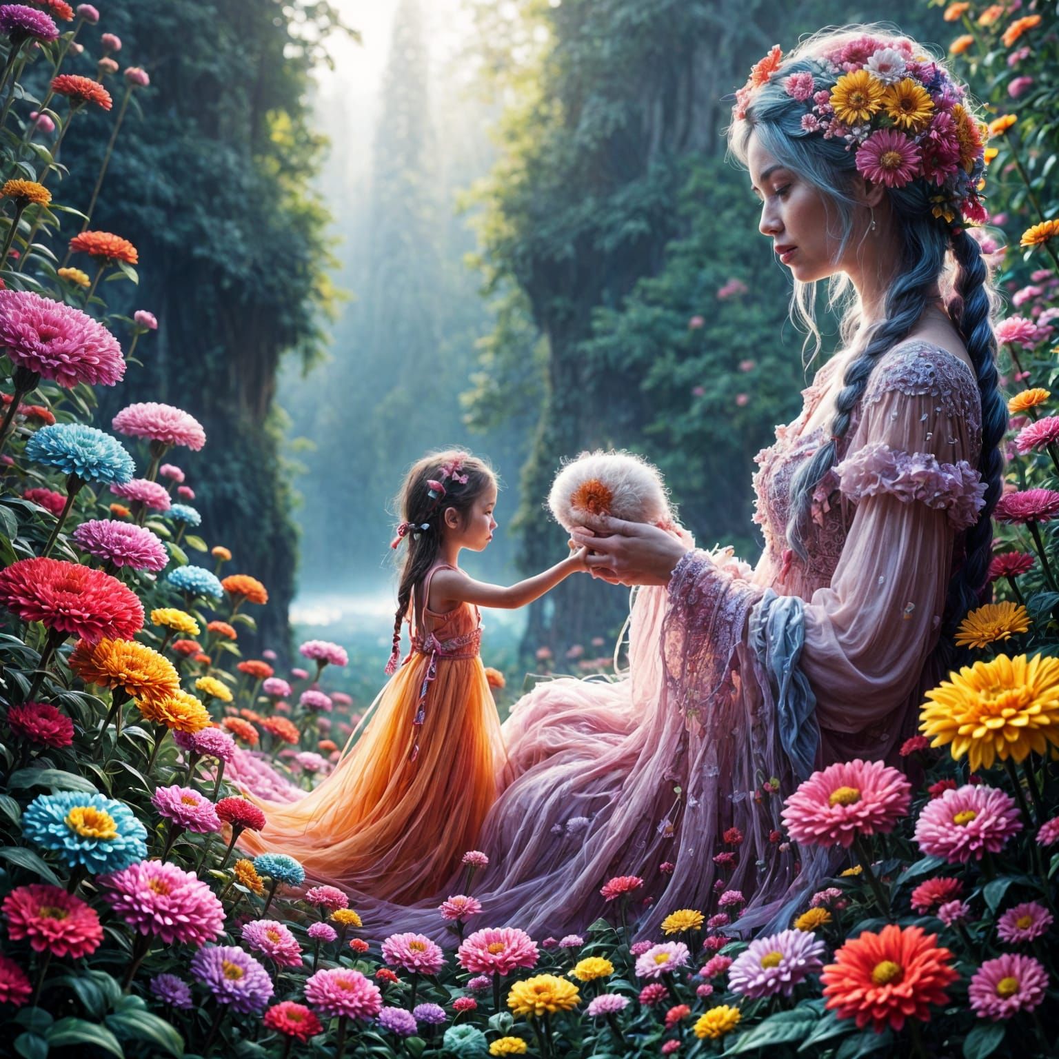 Whimsical Nature Digital Dreamscape