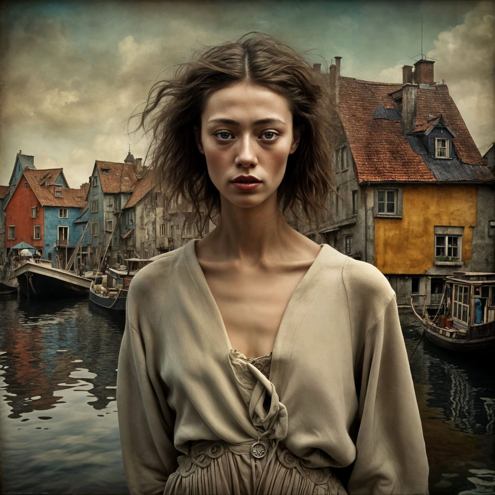 Waits Tables in the Harbor Tavern... +