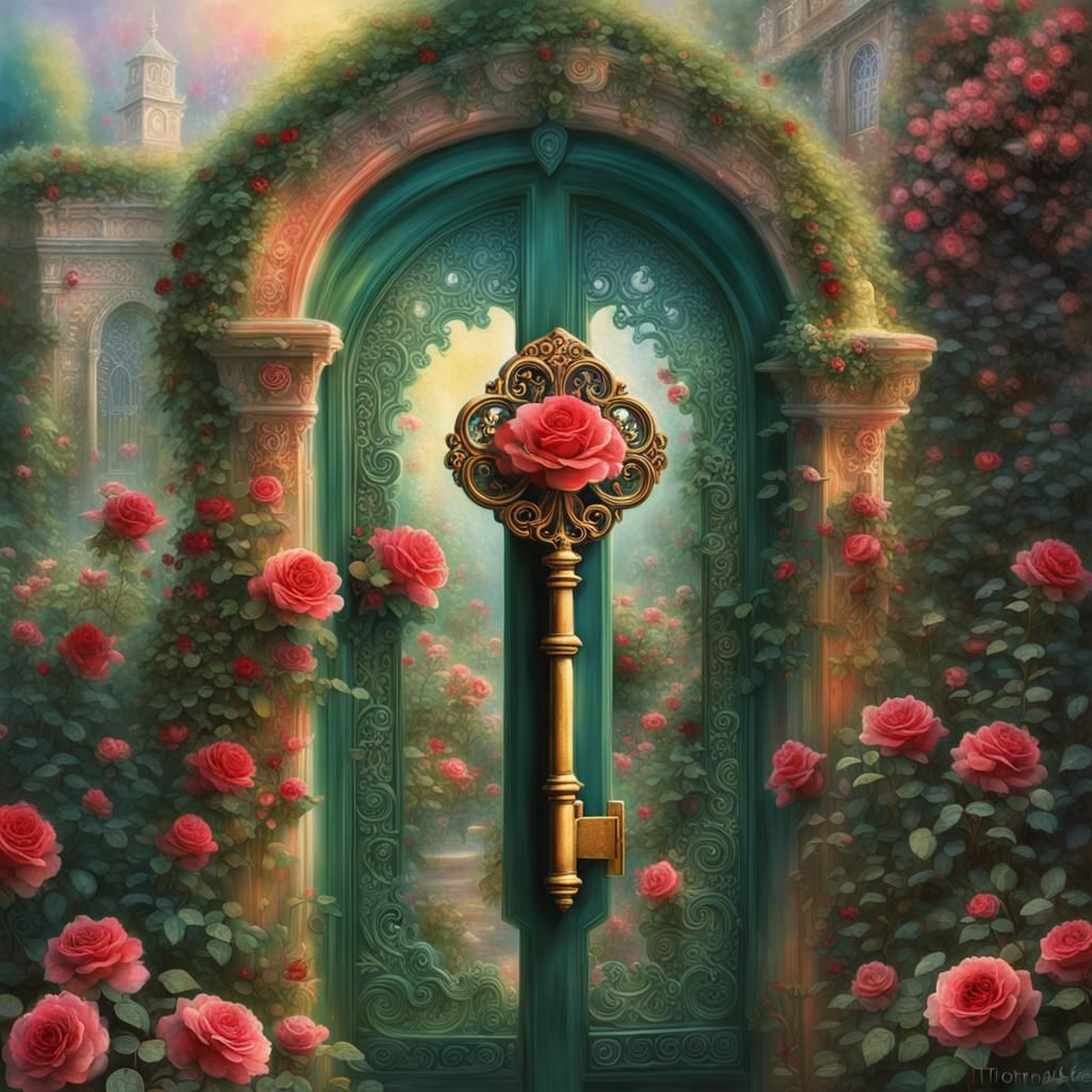 Rose Key Unlocks Magical Garden: Double Exposure