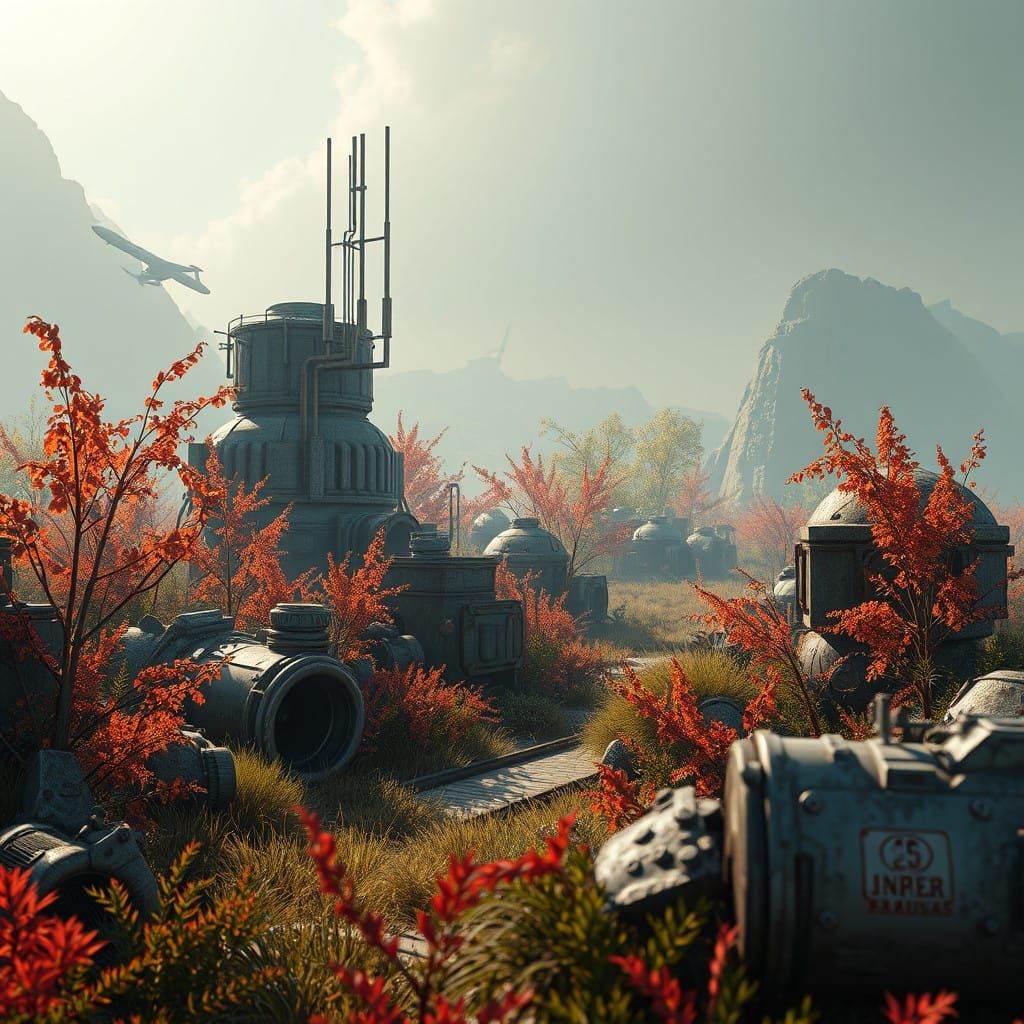 Futuristic Metropolis in High-Definition 3D with Photorealis...