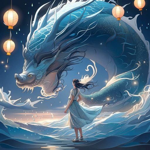 The girl and the Dragon