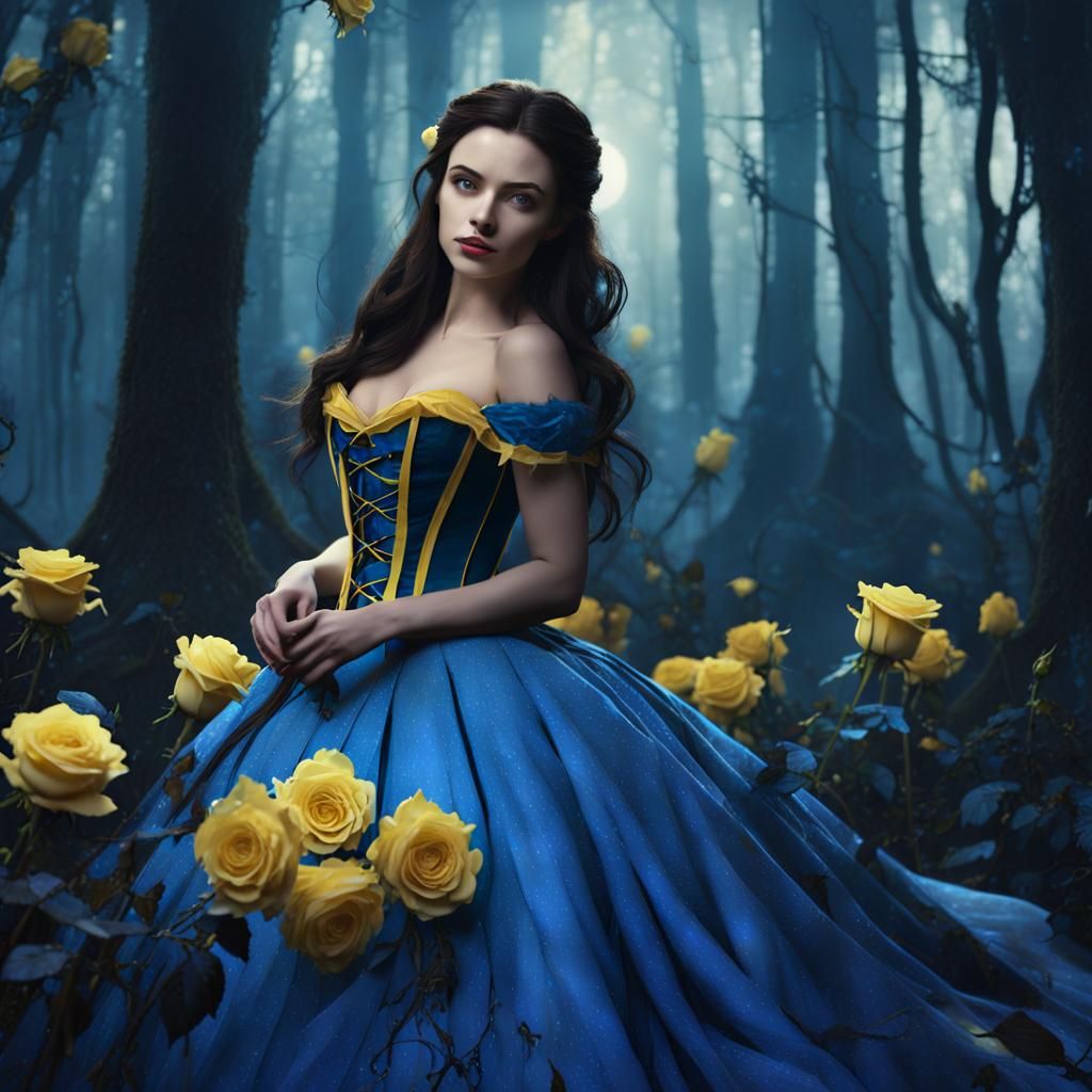 Gothic Fairytale: Belle in a Dark Forest