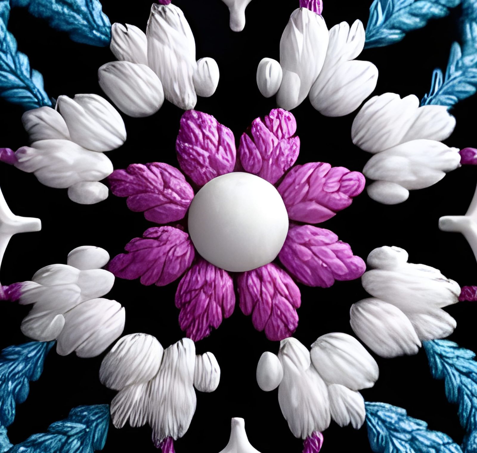 Extreme Macro Photo of Cross-Stitched Textile Masterpiece