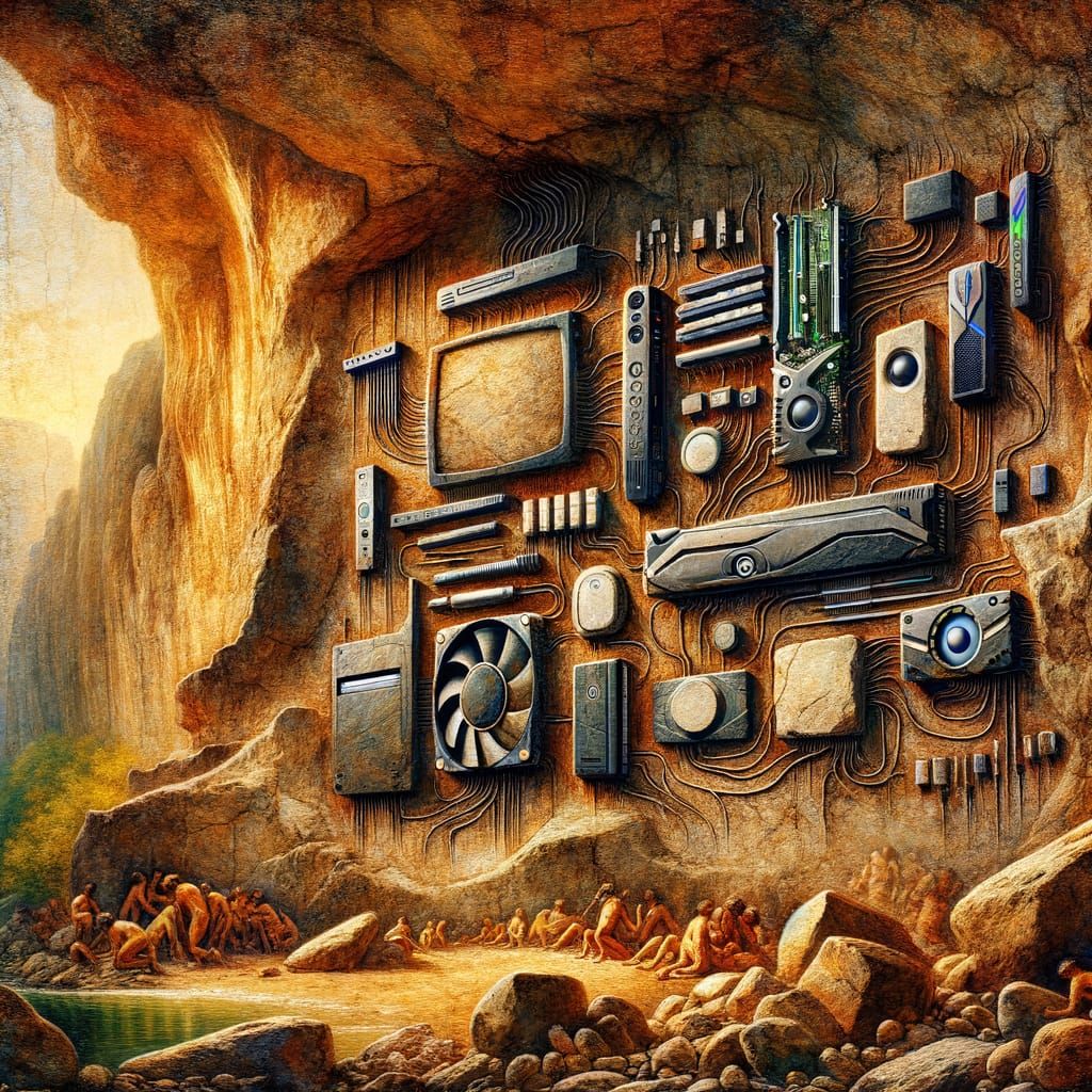 Ancient Cave Wall Reveals Modern Computer Tech