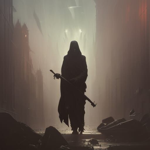 Grim Reaper Dark Fantasy Concept Art