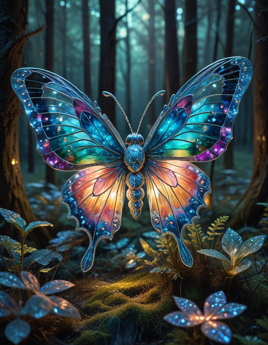Bioluminescence Butterfly