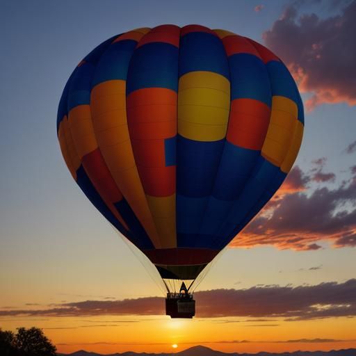 Romantic Sunset Hot Air Balloon Ride