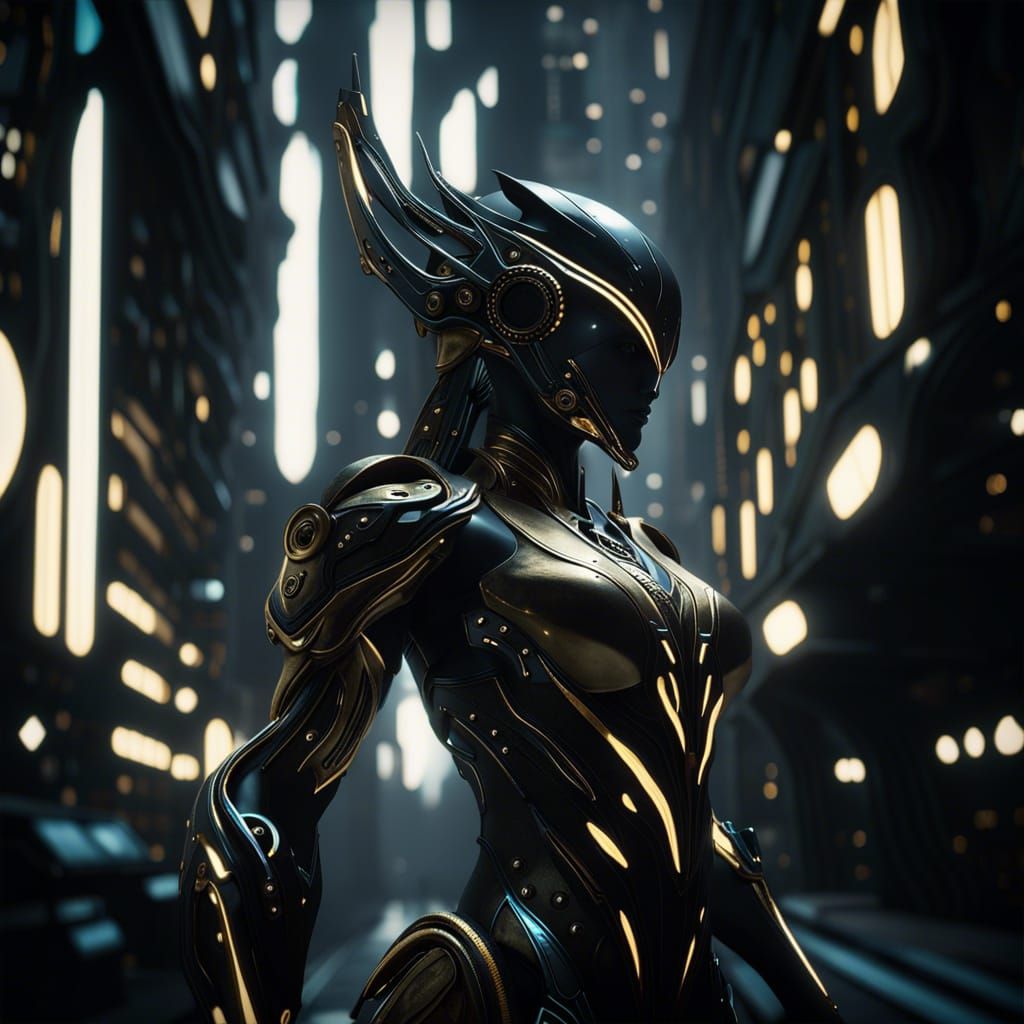 Prototype Warframe in Fairycore Machine City