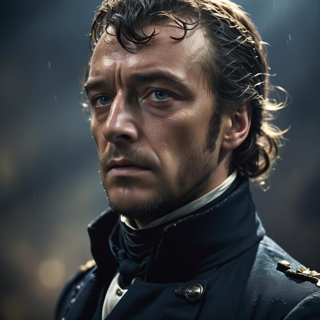 Sweat-Drenched Javert: A High-Fashion Portrait in Editorial ...