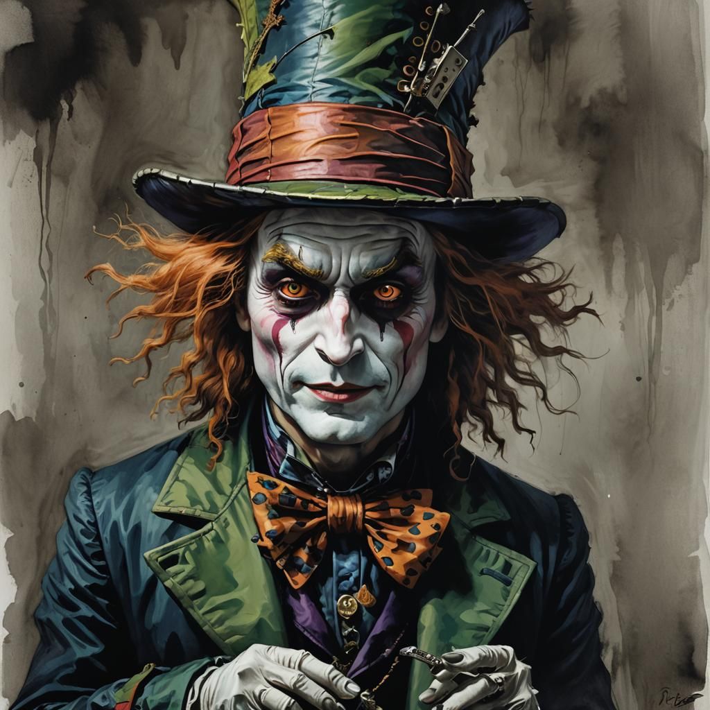 Sinister Mad Hatter Portrait