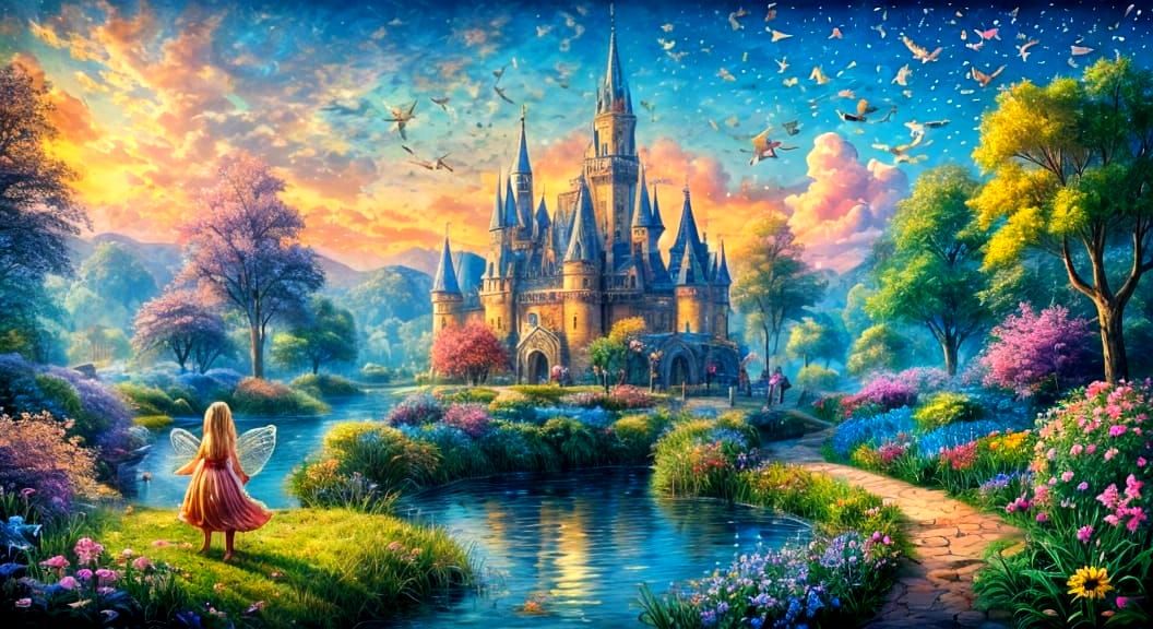 Enchanting Fairy Love Scene