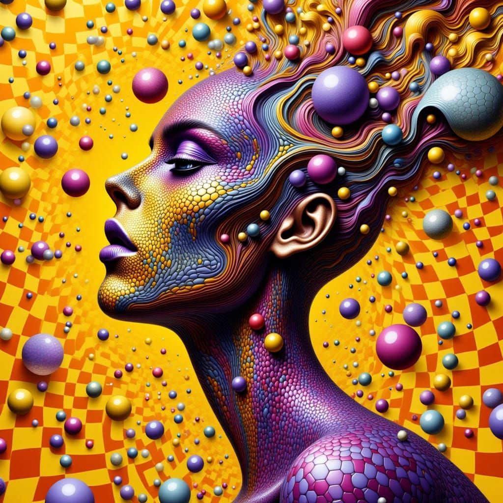 Surreal Dissolution in Polka Dots and Checkerboard