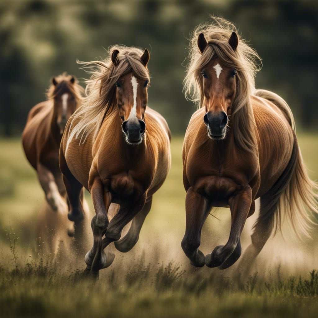 Herd of Mustangs