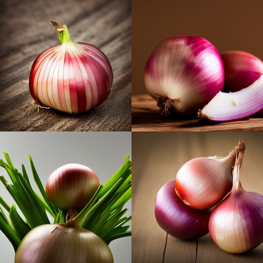 Dramatic Close-Up of an Onion Photograph