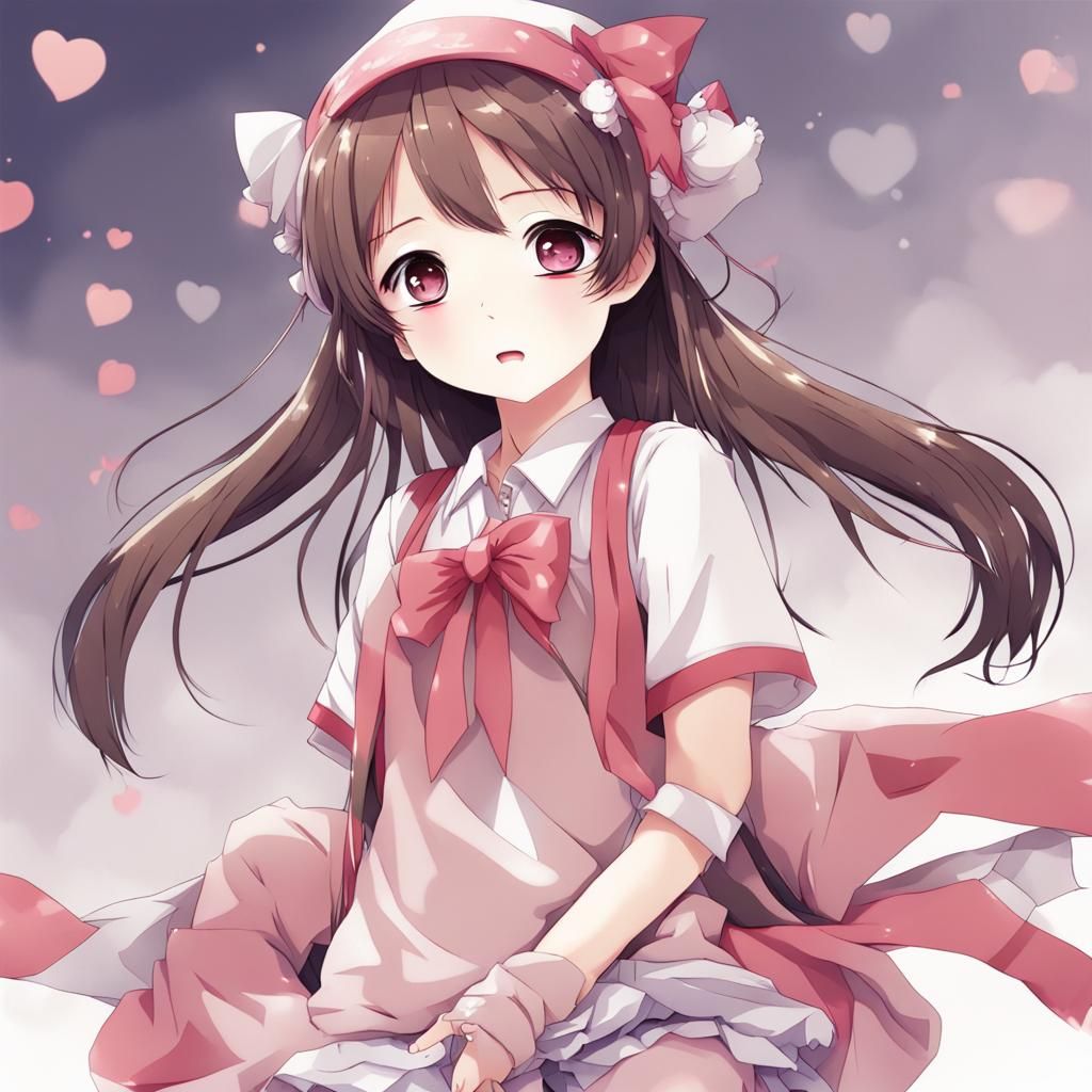 Cute Anime Girls Digital Art