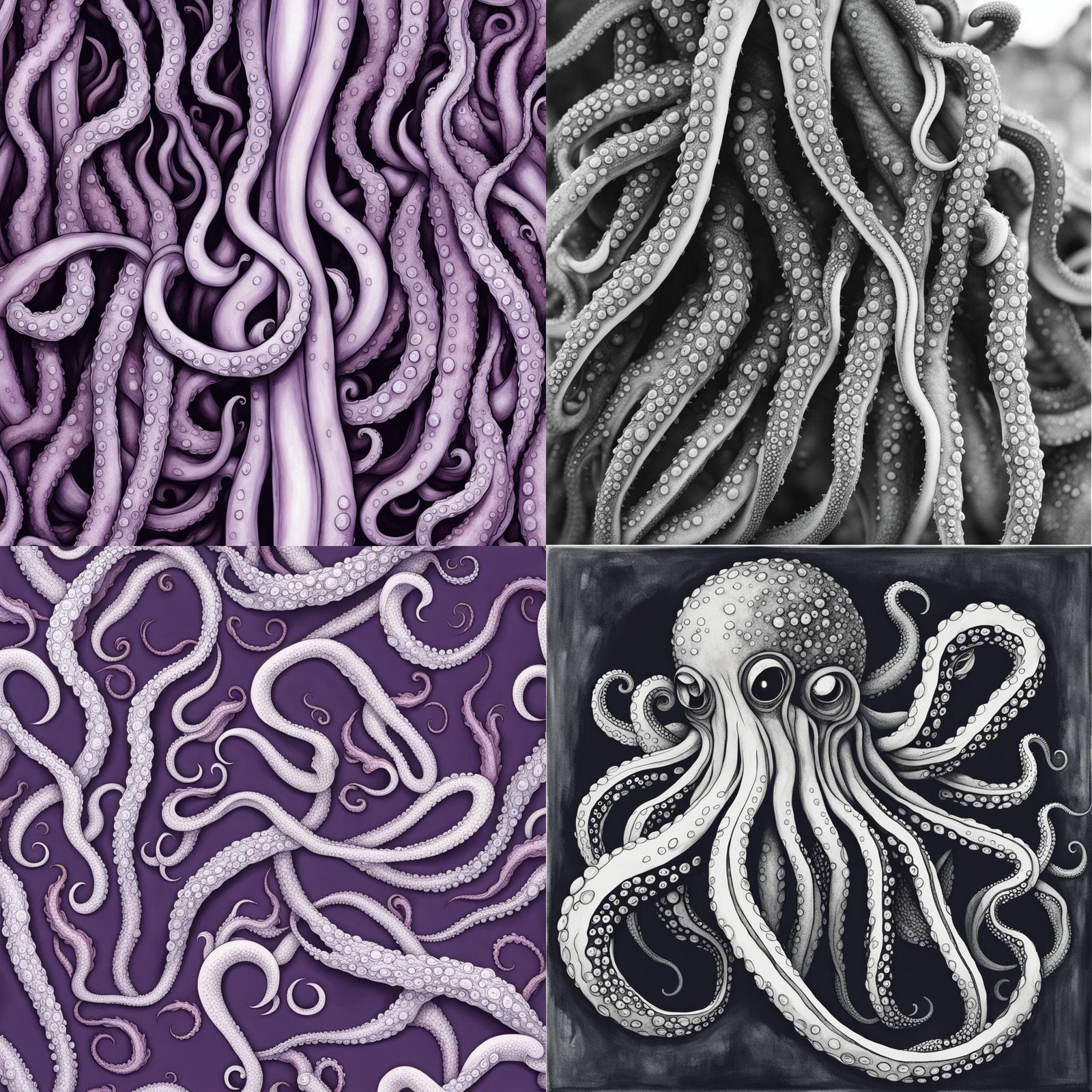 AI Generated Tentacles Image