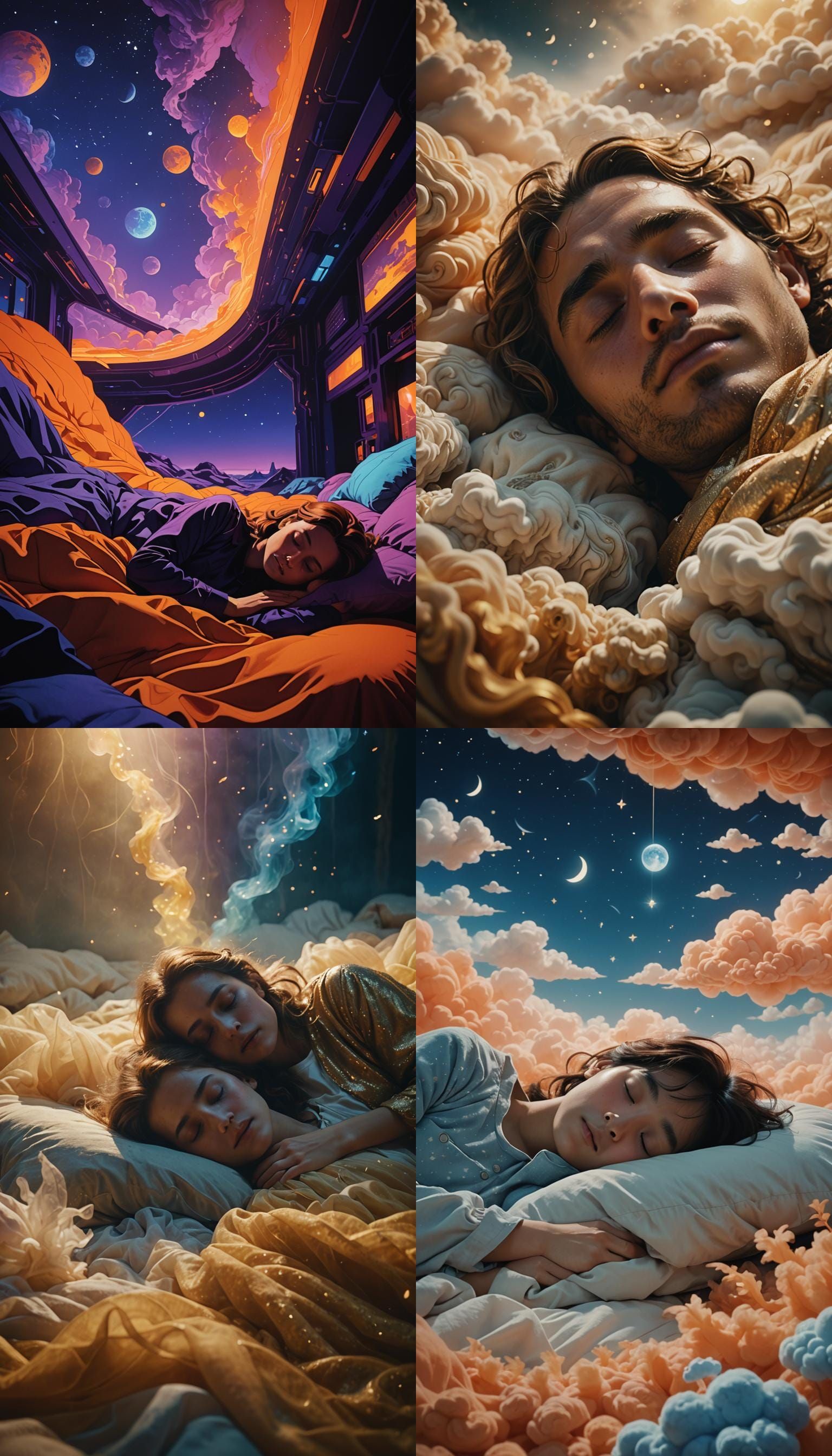 Dream World Unfolding: A Cinematic Sleep Timeline