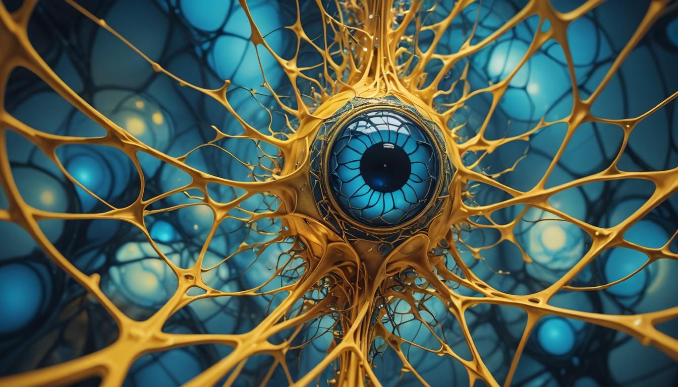 Surreal Macro Photography of a Glowing Y