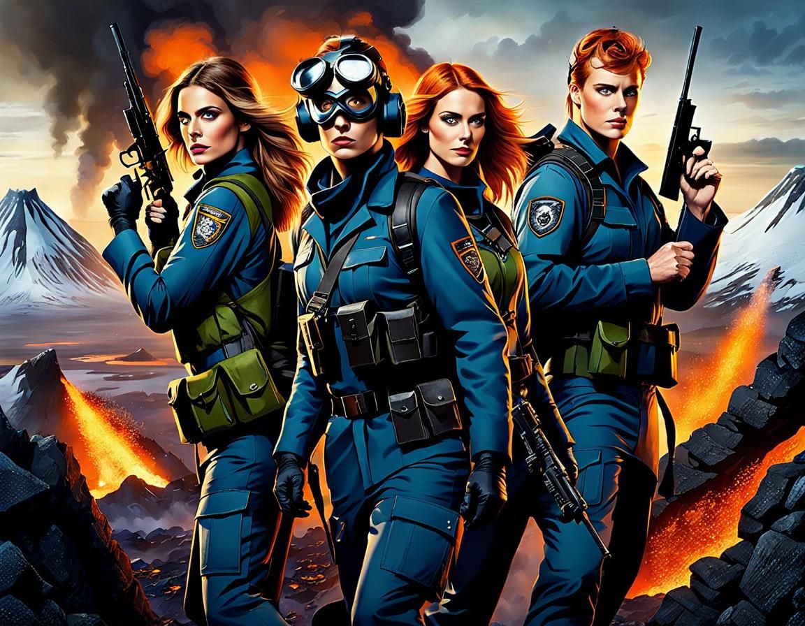 Young Agents Enter the Volcano Lair of The Gas Mask