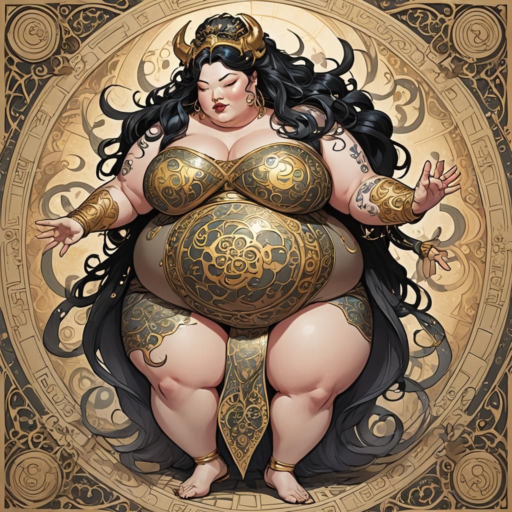 Voluptuous Princess Learns Ancient Writing Tradition