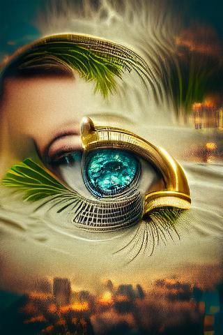 Atlantis Eye Portal: Underwater Cityscape