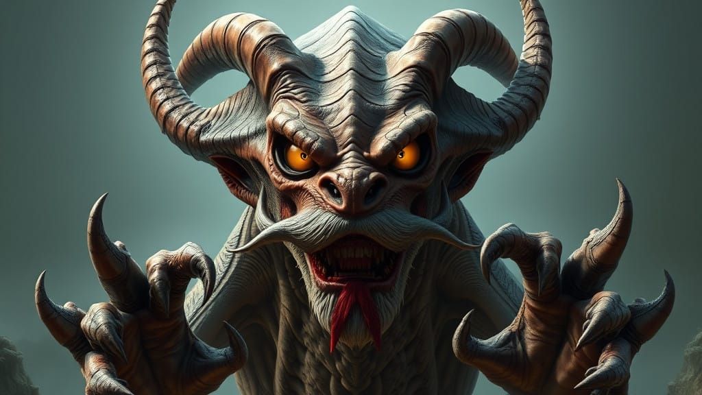 Massive Penilian Alien in the Style of Syd Mead and Frank Fr...