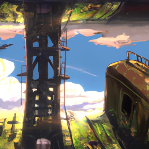 World War 2 in Studio Ghibli Anime Style