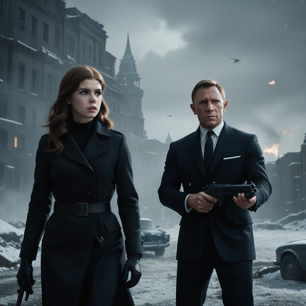 Cold War Espionage in Retro-Futuristic James Bond World