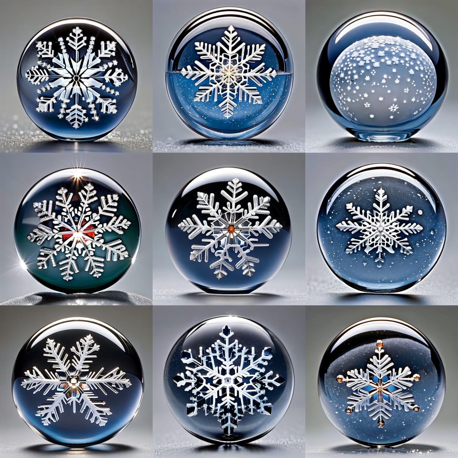 Snowflake in Marble: Macro Photography