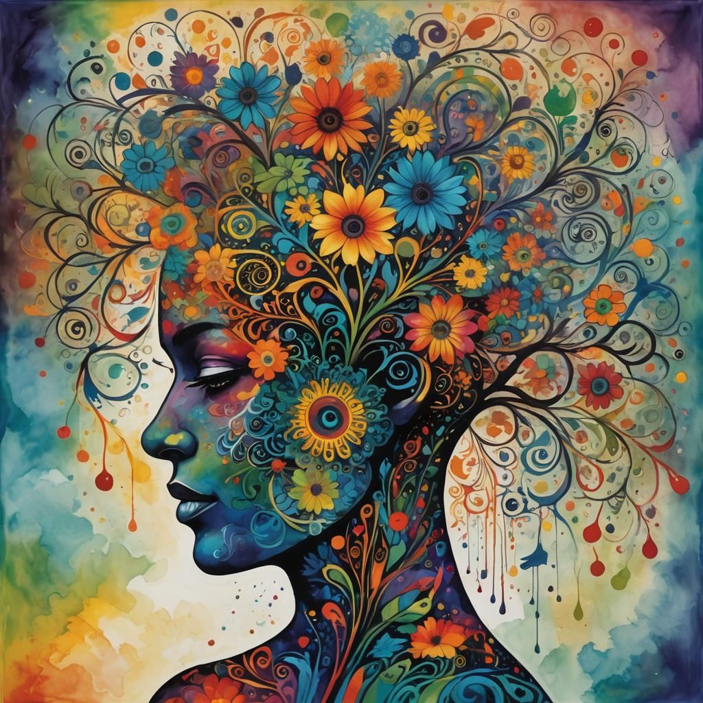 Abstract Soul: Colors of Thought