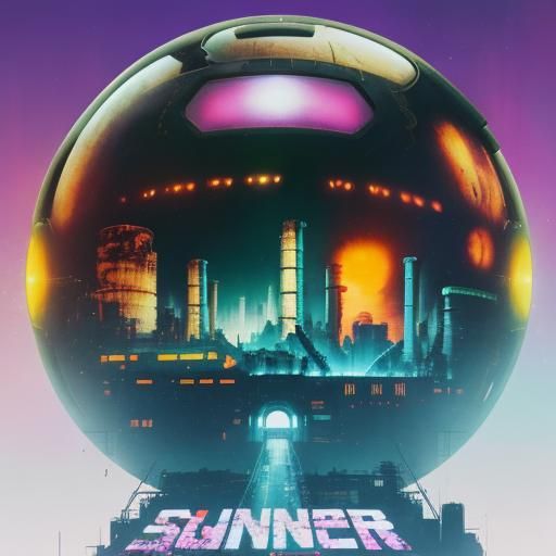 Dystopian Simpsons Family in Gritty Future