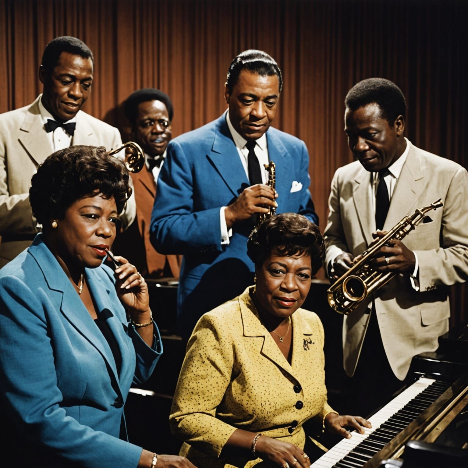 Ella Fitzgerald, Duke Ellington, Louis Armstrong, Miles Davi...