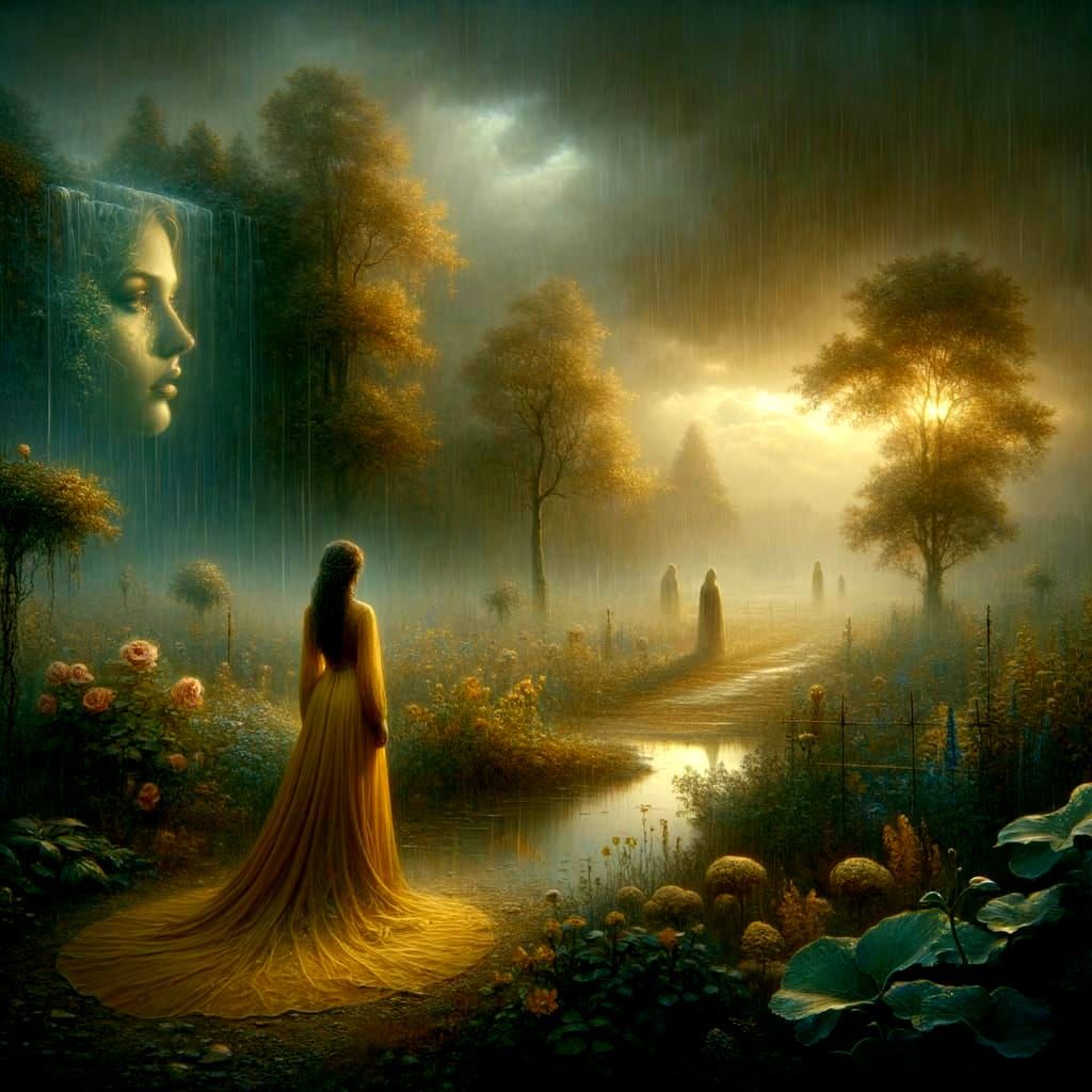 You will find me if you want me in the garden...