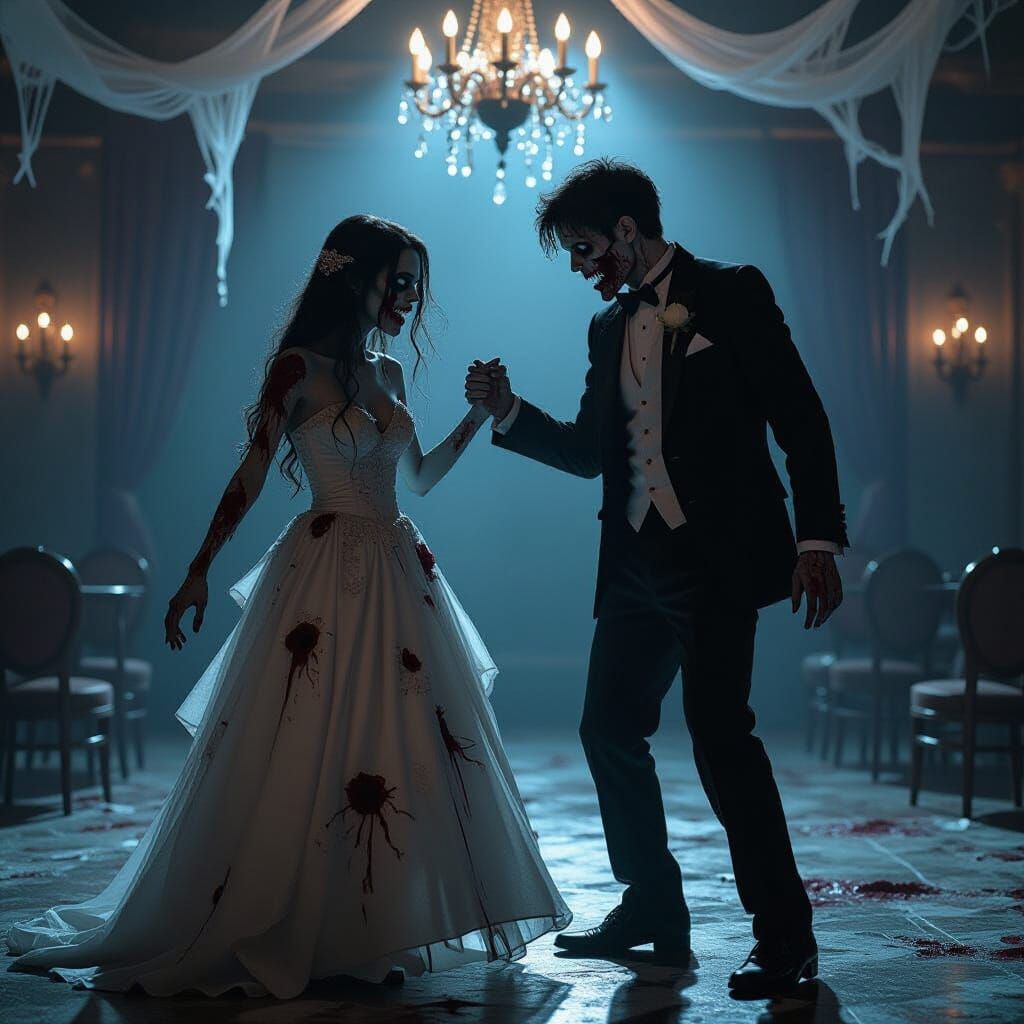 Zombie Prom Dance: A Macabre Romance