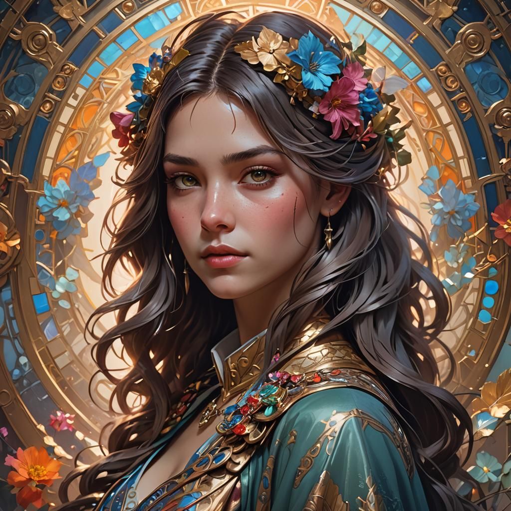 Hyperdetailed Portrait with Dynamic Lighting