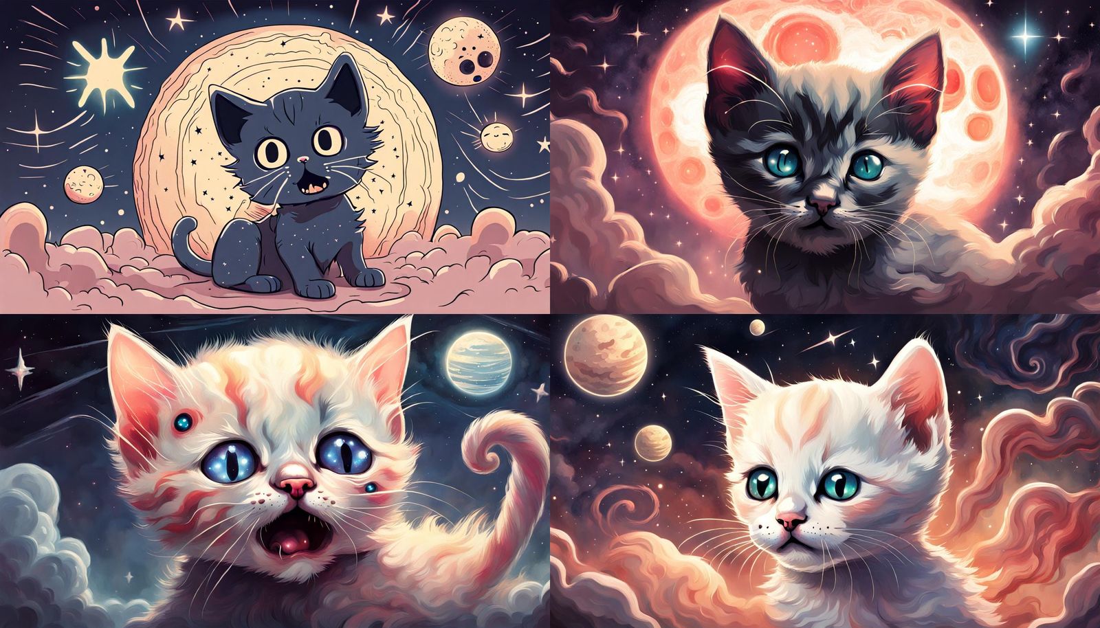 Cosmic Horror Kitten: A Celestial Abomination