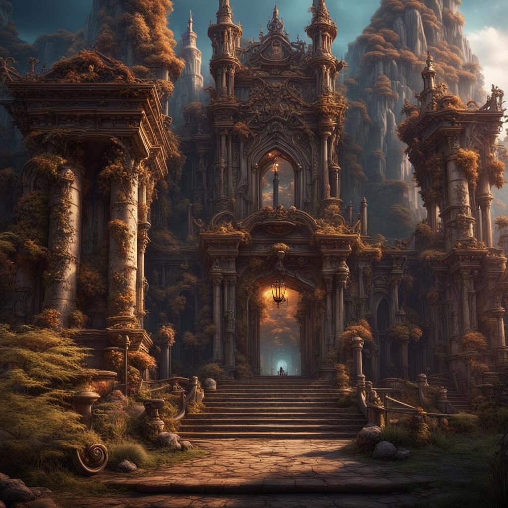 Awards Ceremony for Losers: Detailed Matte Painting