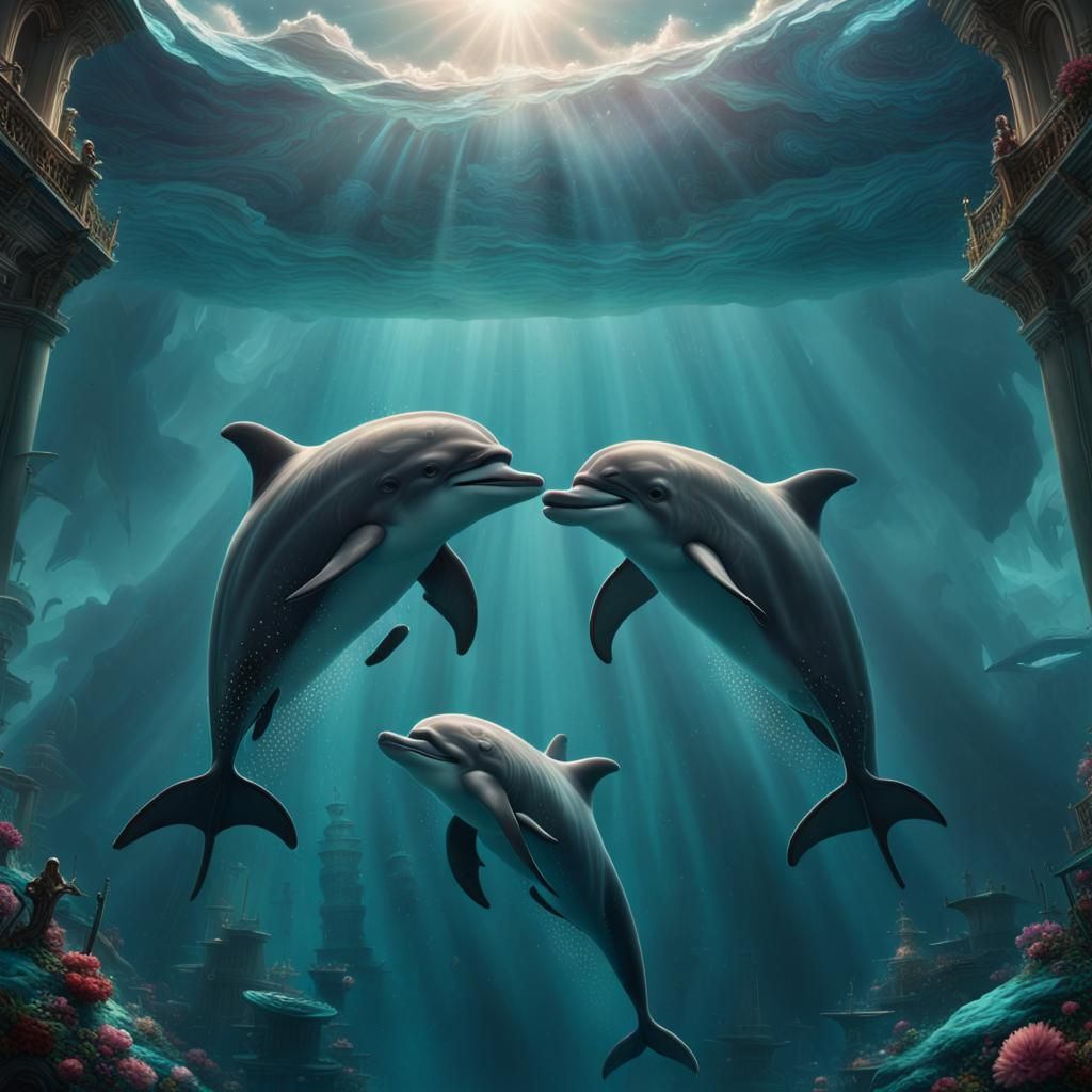 delfines enamorados