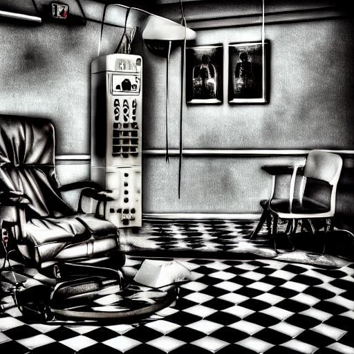 Disturbing HDR Image of Person Pierced by Needles